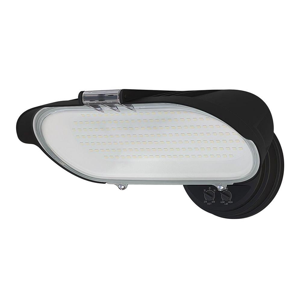 Cedar Hill 72W 8000 Lumen 120 Light Beam Angle Black Dusk to Dawn