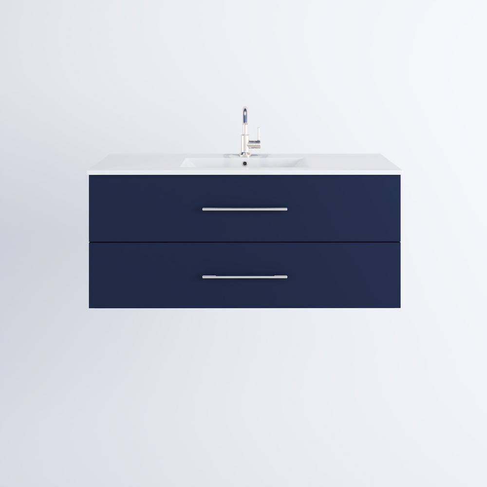 VOLPA USA AMERICAN CRAFTED VANITIES Napa 48 in. W x 18 in. D Single ...