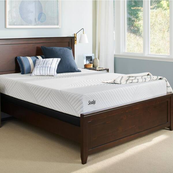 Sealy Conform Essentials 11 in. Queen Cushion Firm Mattress with 5 in. Low Profile Foundation Set