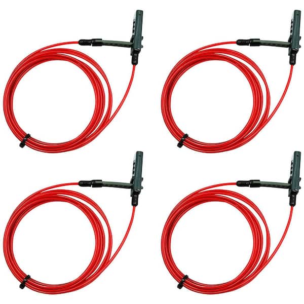 Otter-4, 10 ft. x 4mm Outdoor Tether Cable Combination Lock (4-Pack)