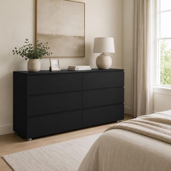 kullen 6-drawer dresser black-brown Ikea Kullen Drawer Black Brown