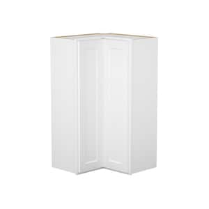 Easy-DIY 24 in. W x 12 in. D x 42 in. H in Shaker White Ready to Assemble Wall Easy Reach Kitchen Cabinet