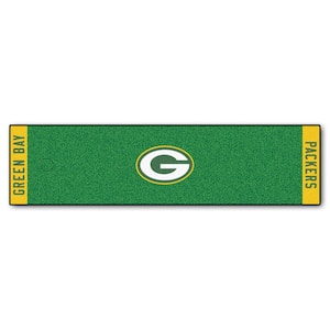 NFL Green Bay Packers 1 ft. 6 in. x 6 ft. Indoor 1-Hole Golf Practice Putting Green
