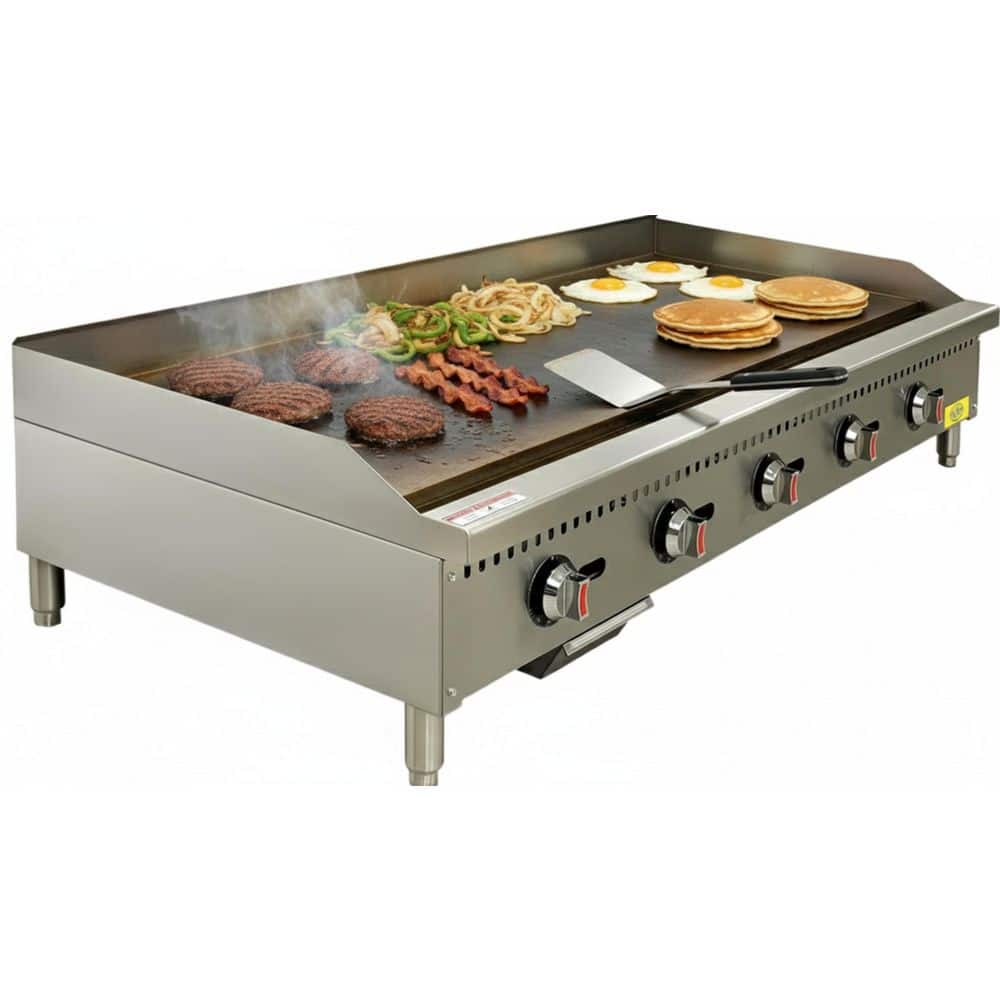 60 in. Commercial NSF Thermostat griddle ECDT60