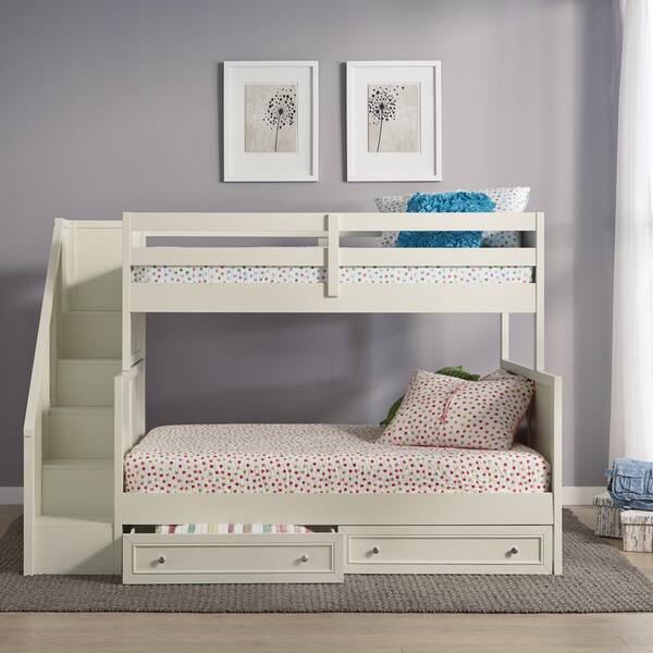 twin bed off white