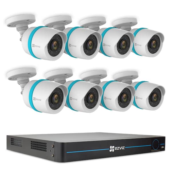 EZVIZ Security Camera System 16-Channel 1080p 3TB Hard Drive Surveillance System with Night Vision and IFTTT Compatible