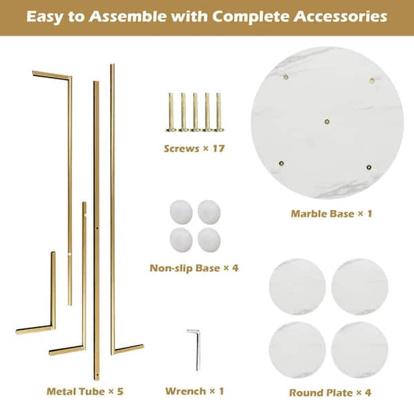 Plate Stand - Iron Four Tiered Plate Holder, Tiered Plate Stands