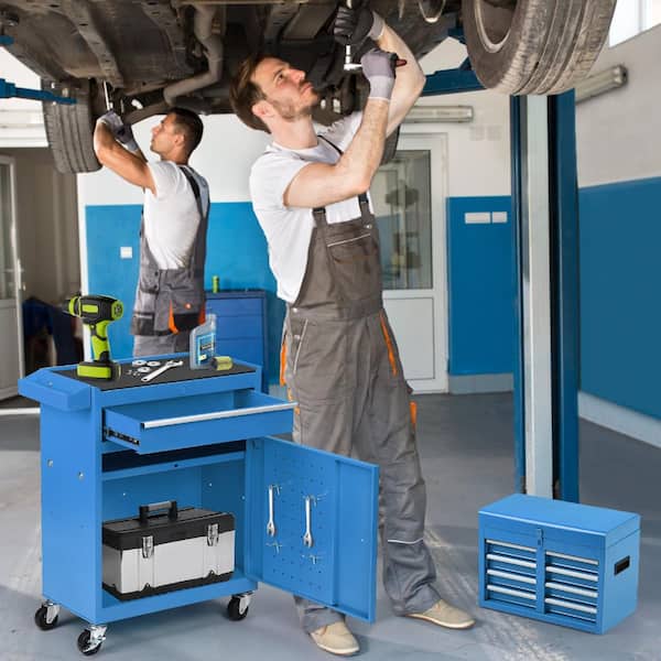Titankit Pro Movable Tool Chest Combo with 4 Tool Hooks