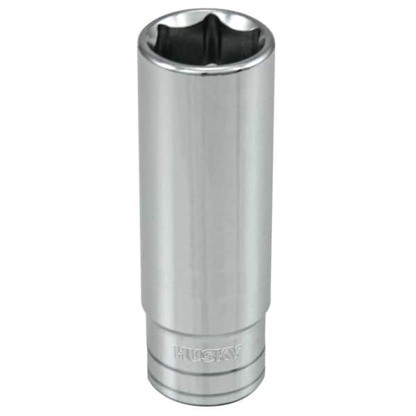 Husky 3/8 in. Drive 9/16 in. 6-Point SAE Deep Socket