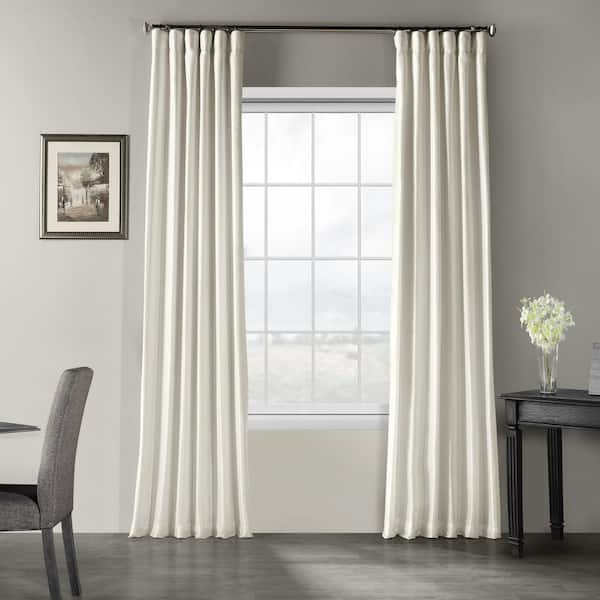 Exclusive Fabrics & Furnishings Off White Solid Rod Pocket Room
