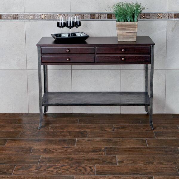 Marazzi Montagna Saddle 6 in. x 24 in. Glazed Porcelain Floor and