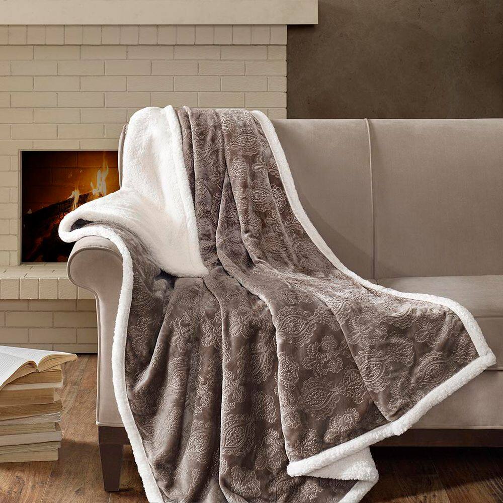 Celia Tan Polyester Oversized Textured Plush Throw Blanket price history on PriceWatchPro