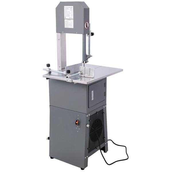 2-in-1 Commercial Butcher Band Saw and Sausage Stuffer, Machine Slicer Meat Bone Sausage Carne