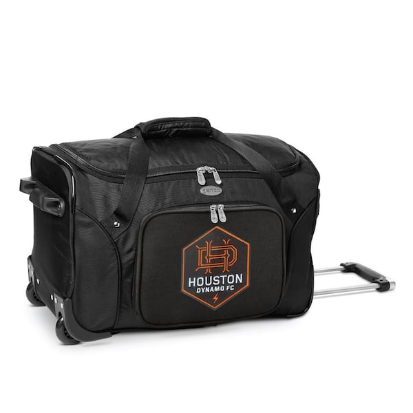Unbranded Houston Dynamo Fc 22 in. Wheeled Duffel Bag