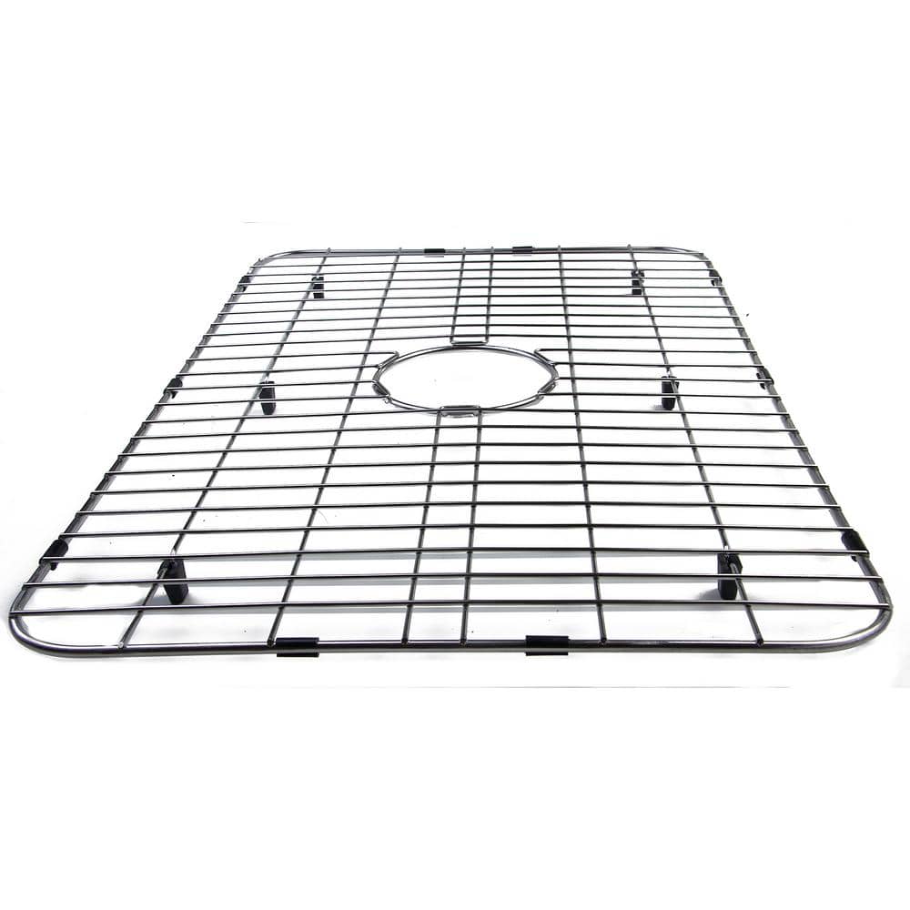 Solid Stainless Steel Kitchen Sink Grid with Plastic Feet