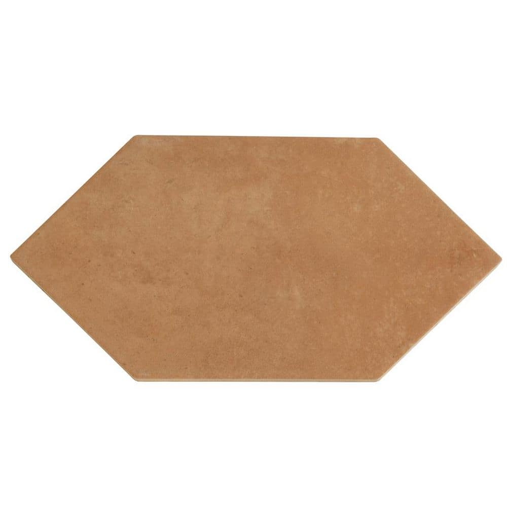 Apollo Tile Terralis 6 in. x 12 in. Matte Terracotta Porcelain Octagon ...