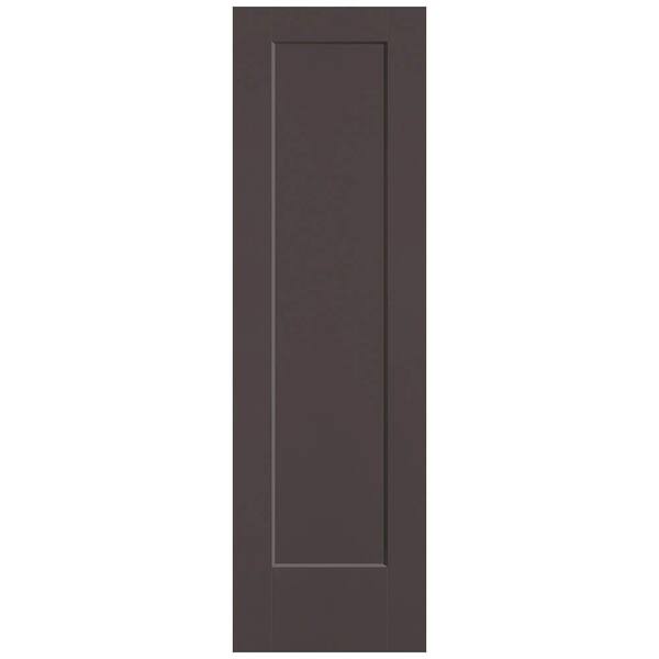 Masonite 24 in. x 80 in. 1-Panel Lincoln Park Single Bore Hollow Core Willow Wood Molded Composite Interior Door Slab