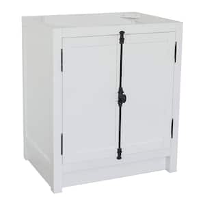 Plantation 30 in. W x 21.5 in. D Bath Vanity Cabinet Only in White