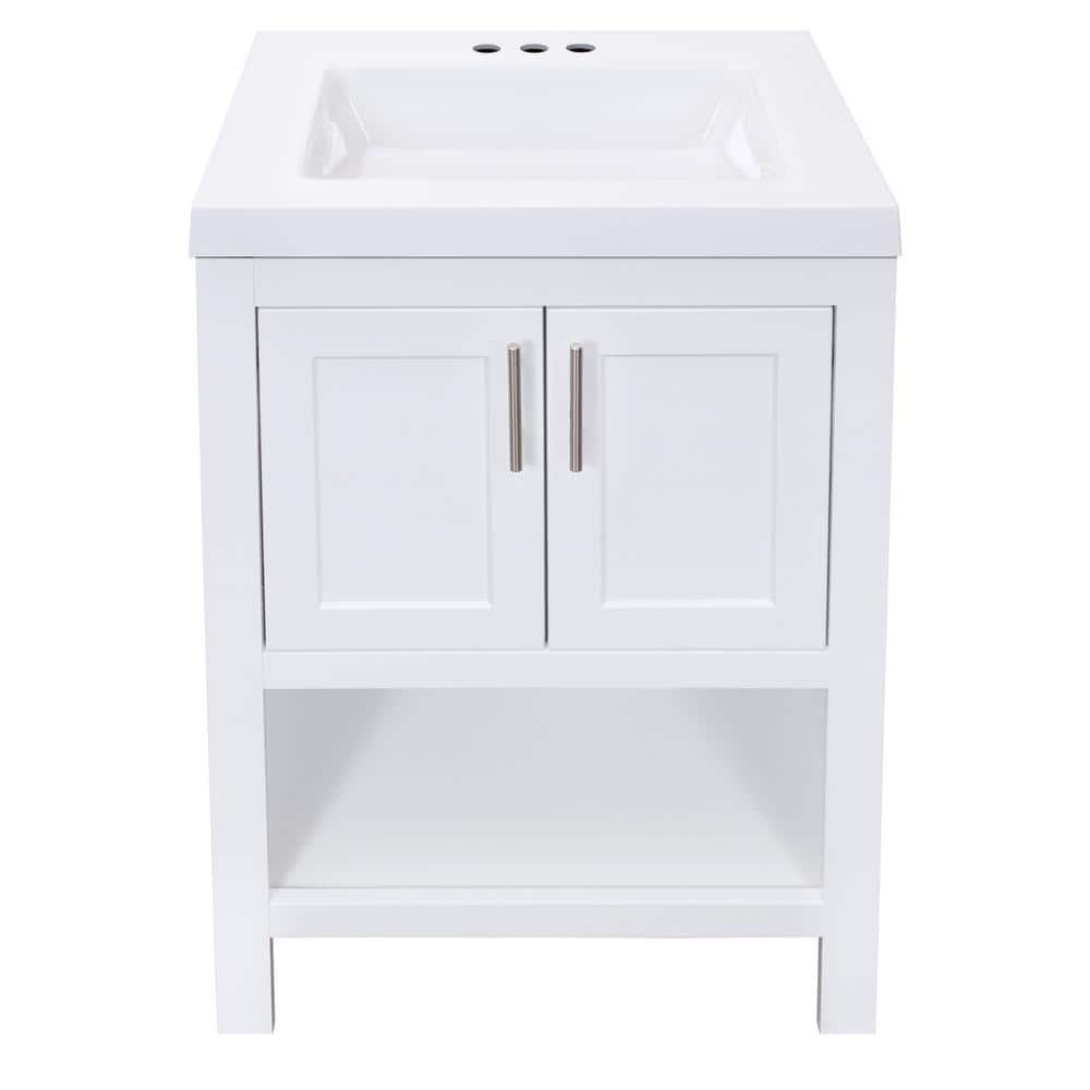 Paint Bathroom Vanity Countertop & Sink: So Easy! - A Piece Of Rainbow