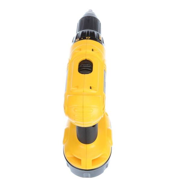 DEWALT - 18-Volt NiCd Cordless 1/2 in. Compact Drill/Driver Kit with (2) Batteries 1.2Ah, Charger and Contractor Bag