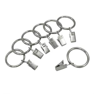 SATIN SILVER BRONZE BLACK CURTAIN RINGS POLE ROD CURTAIN RING HANGING RINGS 