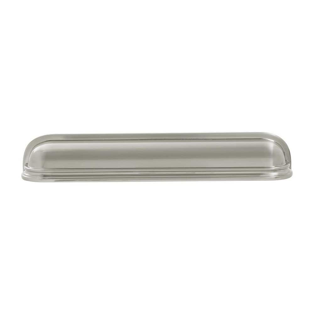 Berkshire Collection 5-1/16 in & 6-5/16 in (128mm & 160mm) Center to Center Satin Nickel Cabinet Cup Pull price history on PriceWatchPro
