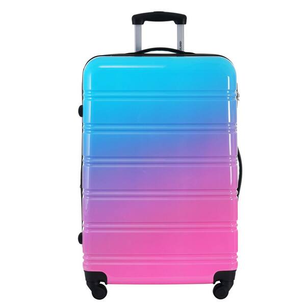 LIVACA 3-Piece Blue and Red Gradient Hardshell Expandable Spinner