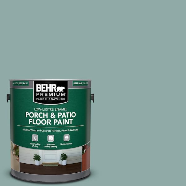 BEHR PREMIUM 1 gal. Home Decorators Collection #HDC-CL-25 Oceanus Low-Lustre Enamel Interior/Exterior Porch and Patio Floor Paint