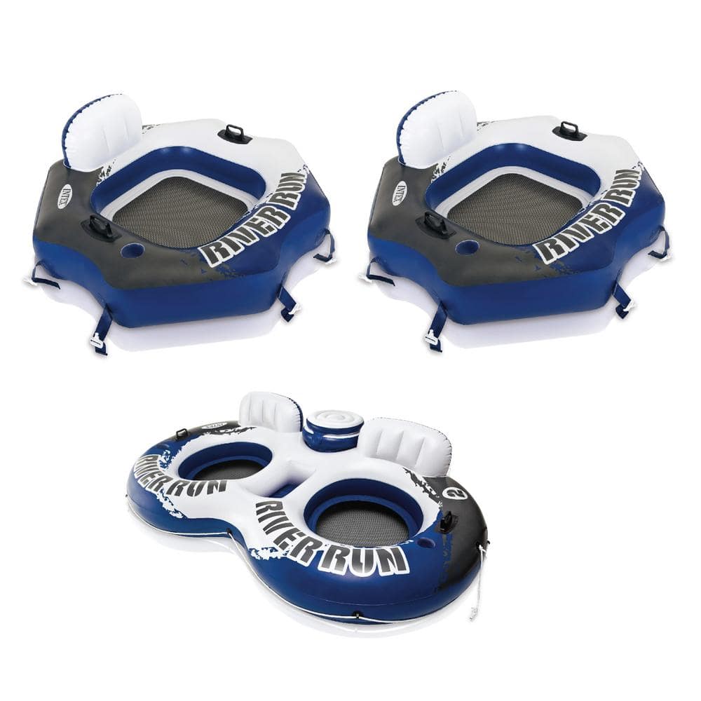 River Run Connect Inflatable Water Raft (2-Pack) Tube