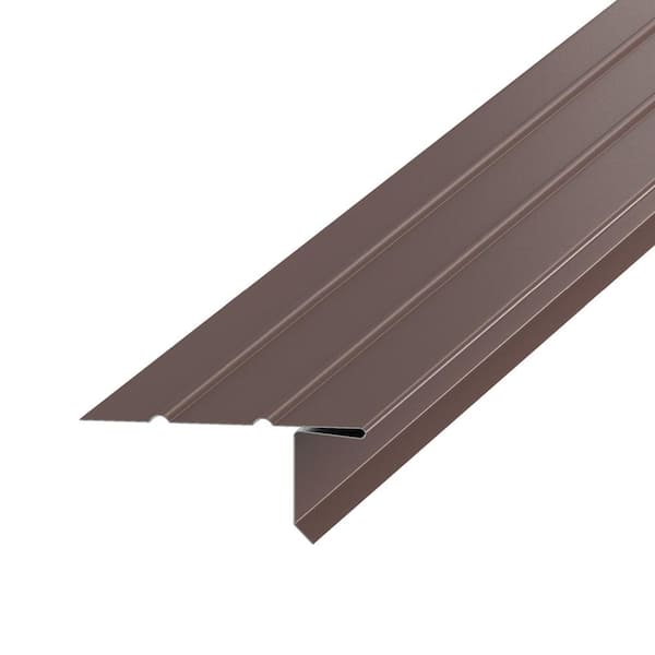Amerimax Home Products F4.5 x 10 ft. Brown Galvanized Steel Drip Edge Flashing