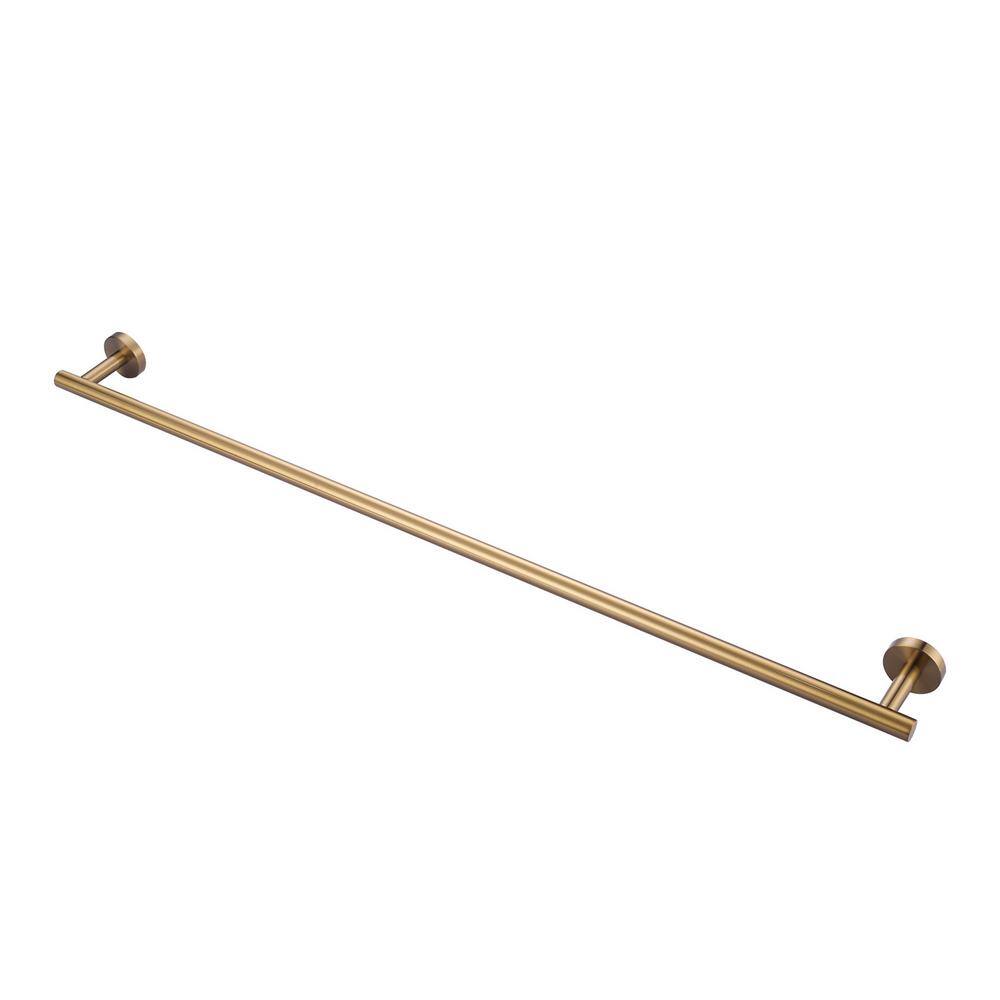 36 in. Wall Mounted Towel Bar Hardware Accessory in Brushed Gold price history on PriceWatchPro