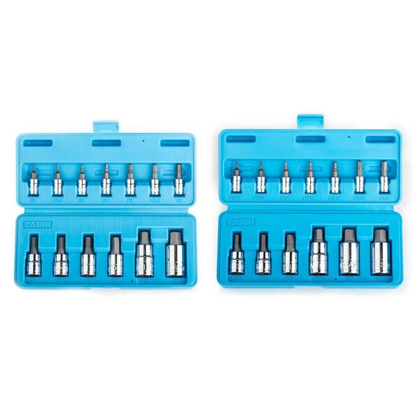 Long Hex Bit Socket Set, Metric, 7-Piece - Capri Tools