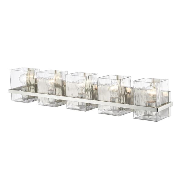 Unbranded Bennington 7 in. 5-Light Brushed Nickel Vanity Light
