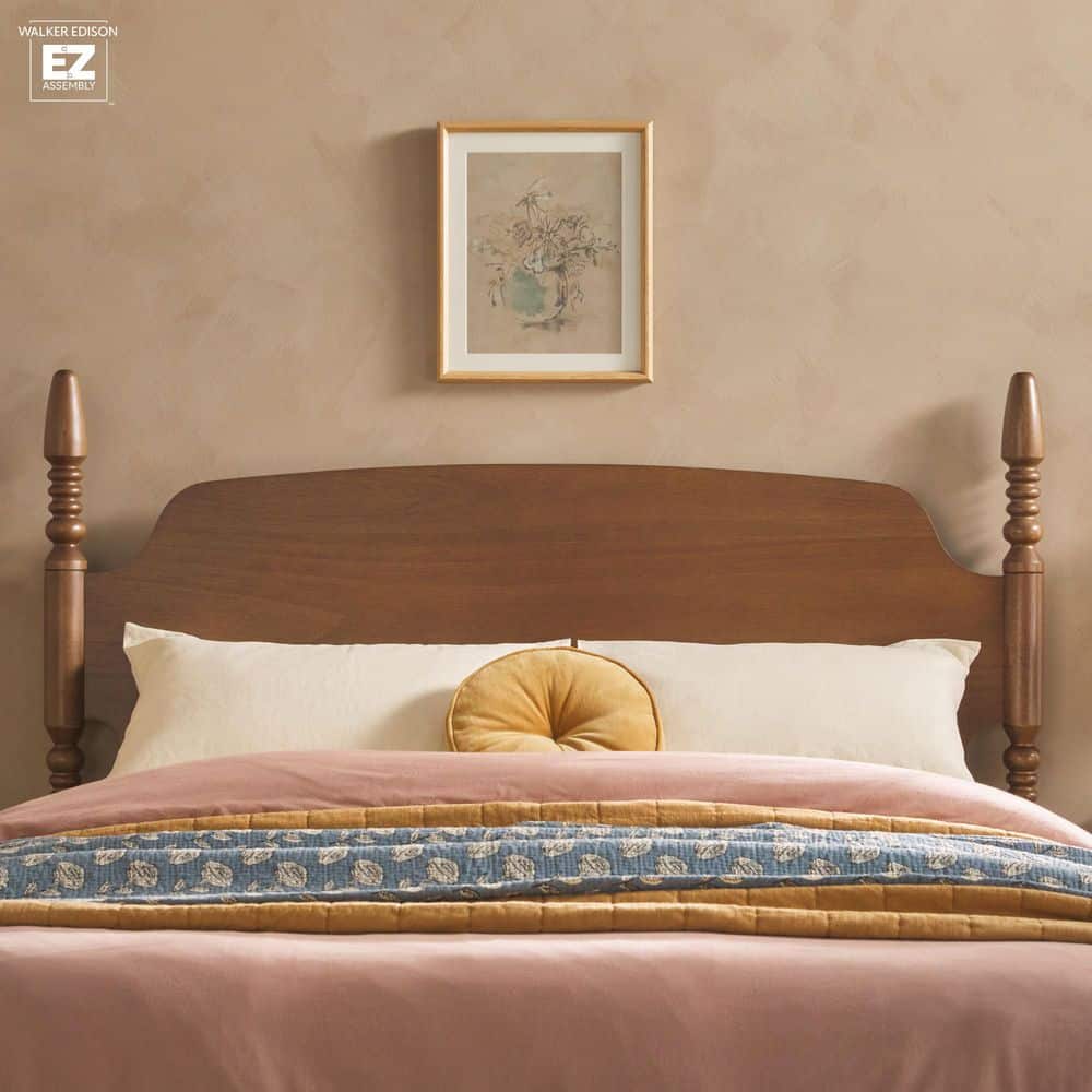 Vivienne Traditional Easy Assembly Solid Wood Turned Spindle Bed