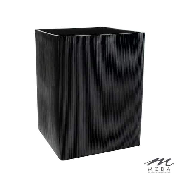 FITZROY WASTE BIN RESIN BLACK