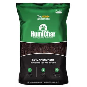 40 lbs. 40,000 sq. ft. HumiChar Organic Soil Amendment with Humic DG and BioChar DG
