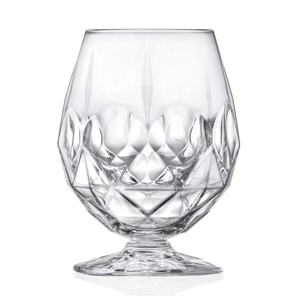Lorren Home Trends Sniffer 16 oz. Crystal Whiskey-Glencairn Drink ware  Glass Set of 6 269750 - The Home Depot