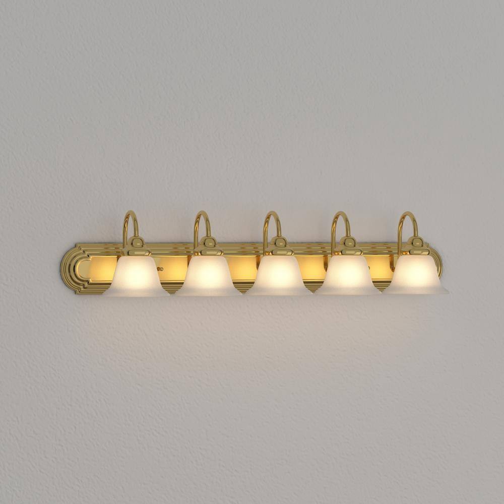 Ballerina 36" Traditional Bell Vanity Light in Bronze
