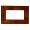 MirrorChic English Walnut 60 in. W x 42 in. H DIY Mirror Frames Kit, Wood