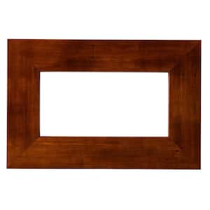 English Walnut 24 in. x 42 in. DIY Mirror Frame Kit Mirror Not Included