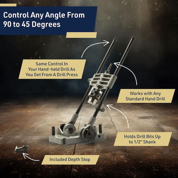 KINGS COUNTY TOOLS Portable Drill Guide Jig GW91G01-05-TWN - The Home Depot
