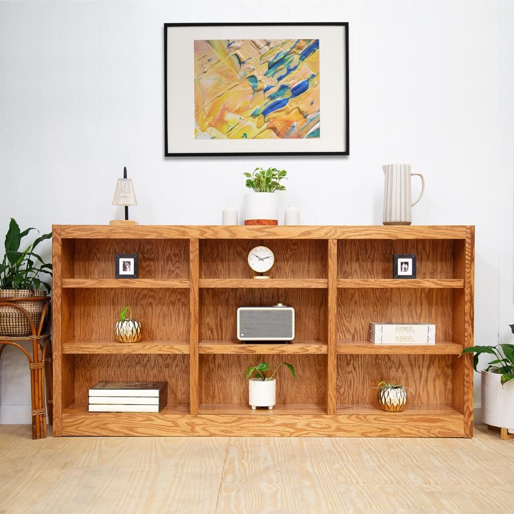 MTGのStyle SMART Concepts In Wood 36 in. Dry Oak Wood 9-shelf Standard