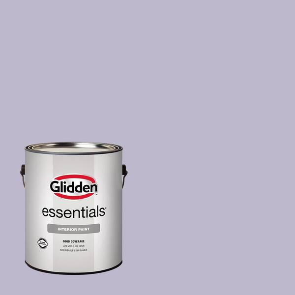 Glidden Essentials 1 gal. PPG1175-4 Wild Lilac Flat Interior Paint