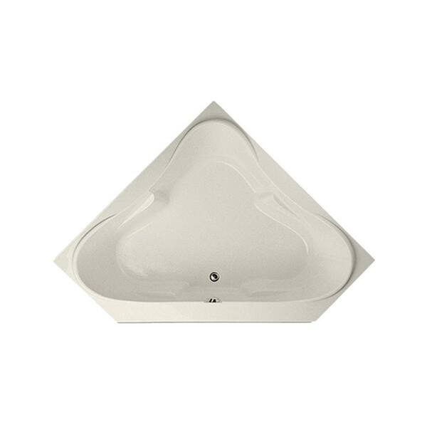 Hydro Systems Montgomery 5 ft. Front Drain Bathtub in Biscuit