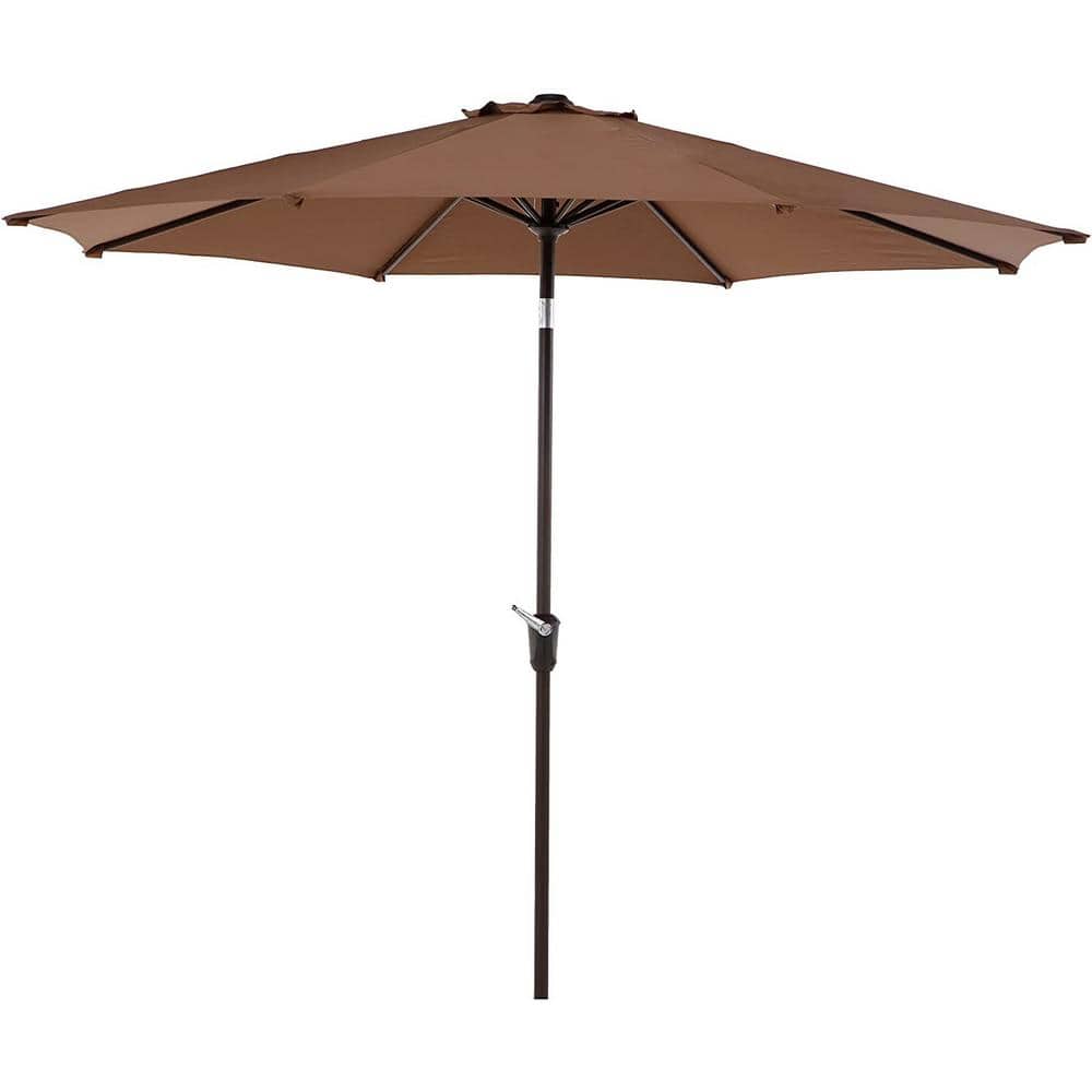 9 ft. Market Outdoor Market Patio Umbrella in Coffee