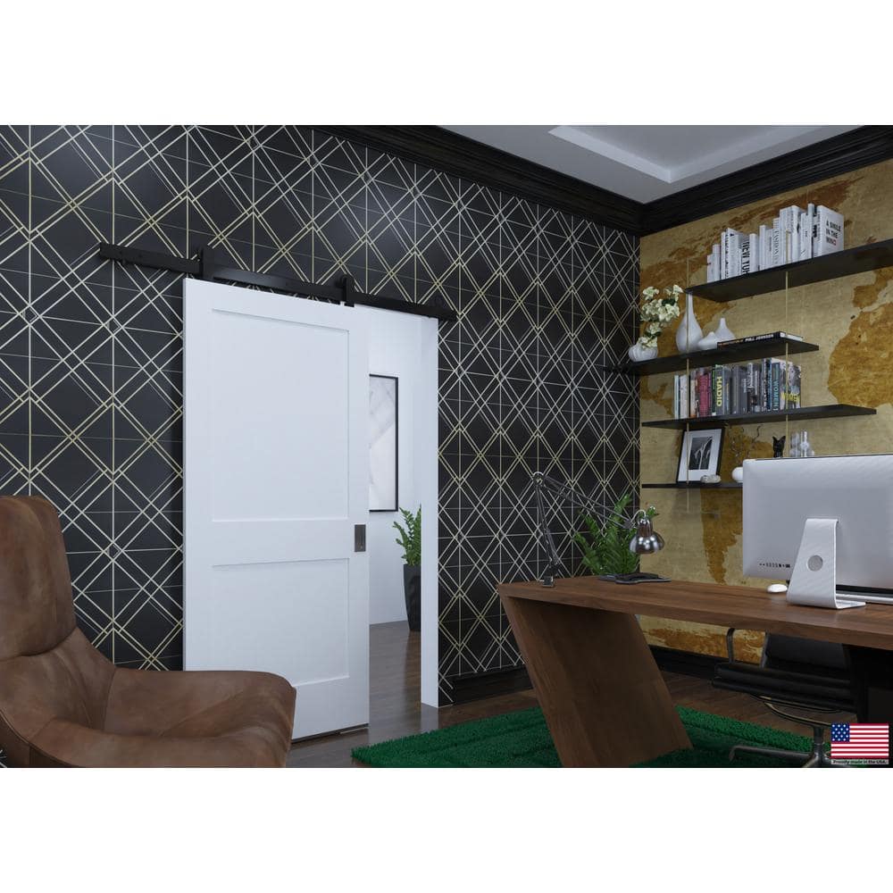 White Solid Core Wood Primed Interior Door Slab 22 x 80