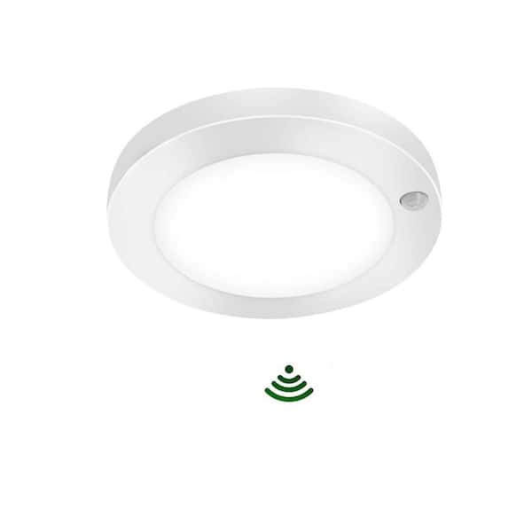 6.18 in. 5000K Dimmable LED Motion Sensor Flush Mount Ceiling Light Fixture