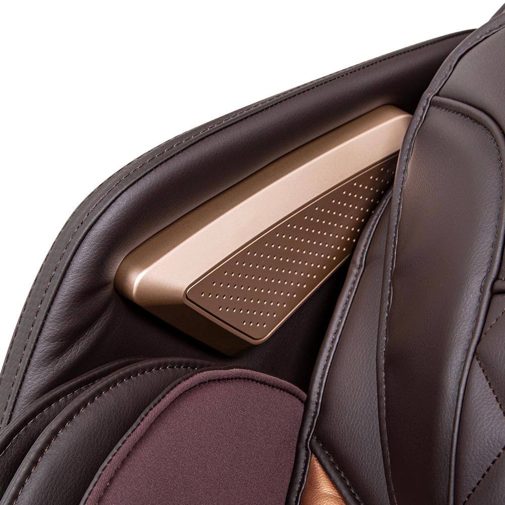 Brown Faux Leather Zero Gravity Massage Recliner
