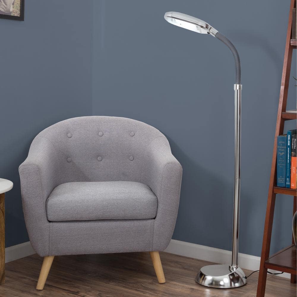 60 in. Silver Indoor Sunlight Floor Lamp price history on PriceWatchPro