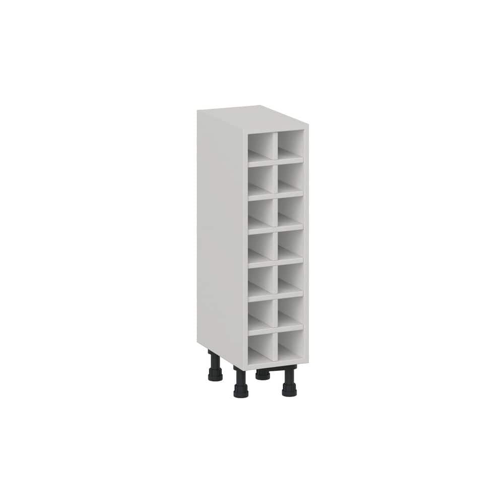 Galveston 9 in. W x 14 in. D x 34.5 in H Assembled Wine Rack Base Kitchen Cabinet in Light Grey price history on PriceWatchPro